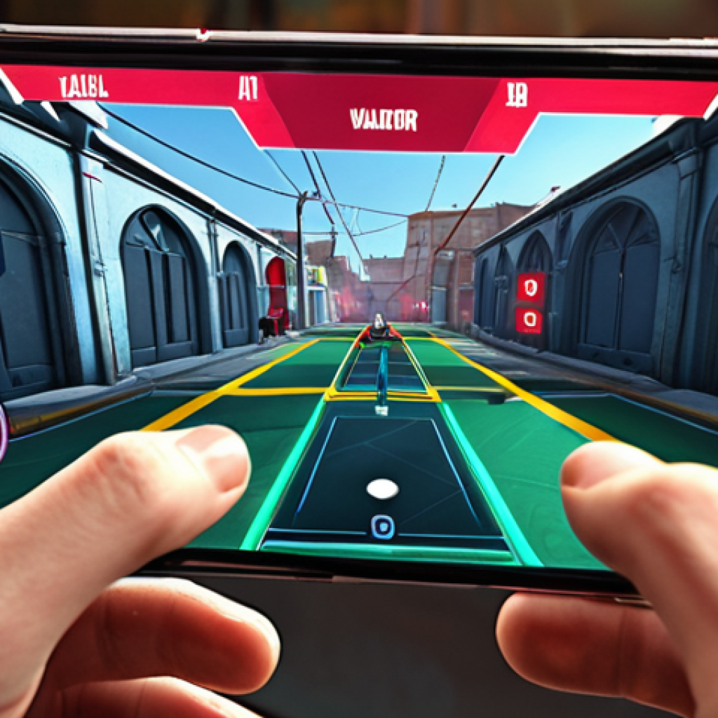 **

"Valorant Mobile gameplay on a smartphone. A first-person perspective showing customizable touchscreen controls overlayed on the game's interface.  A character using unique agent abilities. The background shows a Valorant map. Vibrant colors, action shot."

**