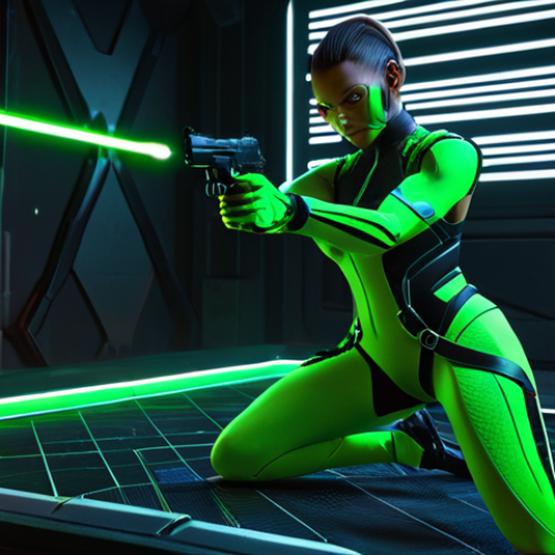 Home 22 **Prompt:** Viper, Valorant agent, using toxic screen ability on Bind map, dynamic action pose, neon green and dark colors, cinematic lighting, high detail.