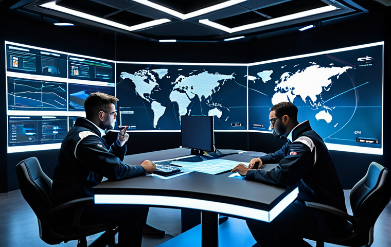 A diverse team of professional e-sports strategists, fully clothed in modest, professional e-sports team uniforms. They are seated around a large, futuristic holographic tactical map displaying abstract strategic movements, within a dimly lit, high-tech command center. The team members are engaged in calm, focused discussion, pointing at projections, and listening intently to each other, demonstrating impeccable communication and strategic planning. Perfect anatomy, correct proportions, natural pose, well-formed hands, proper finger count. High-resolution, professional studio photography, cinematic lighting, ultra-detailed, safe for work, appropriate content, appropriate attire, professional dress, professional.