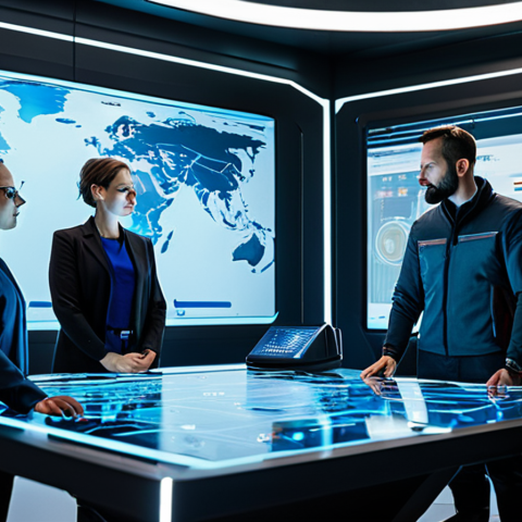A diverse team of five professional Valorant agents, fully clothed in their iconic, modest combat attire, standing around a holographic map table in a futuristic, well-lit command center. They are engaged in strategic discussion, pointing at economic overlays and agent ability icons displayed on the table. One agent is looking at a projected buy menu, contemplating options. The scene emphasizes teamwork and synchronized decision-making. The background shows subtle elements of a high-tech gaming environment. Perfect anatomy, correct proportions, natural poses, well-formed hands, proper finger count, natural body proportions. Professional photography, high detail, sharp focus, vibrant colors, appropriate content, safe for work, fully clothed, professional, family-friendly.