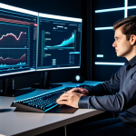A professional, thoughtful individual is seated at a sleek, ergonomic desk in a modern, well-lit esports analysis room. They are wearing a modest, dark professional-casual long-sleeved shirt and trousers. Their gaze is directed towards an abstract holographic display showing dynamic strategic data visualizations and flowcharts, emphasizing complex decision-making processes. The room features clean lines and subtle ambient lighting, creating an atmosphere of deep concentration and intellectual engagement. The person exhibits a natural, relaxed pose, fully clothed, appropriate attire, professional dress, safe for work, perfect anatomy, correct proportions, well-formed hands, proper finger count, natural body proportions, family-friendly, high-quality, ultra-realistic photography.