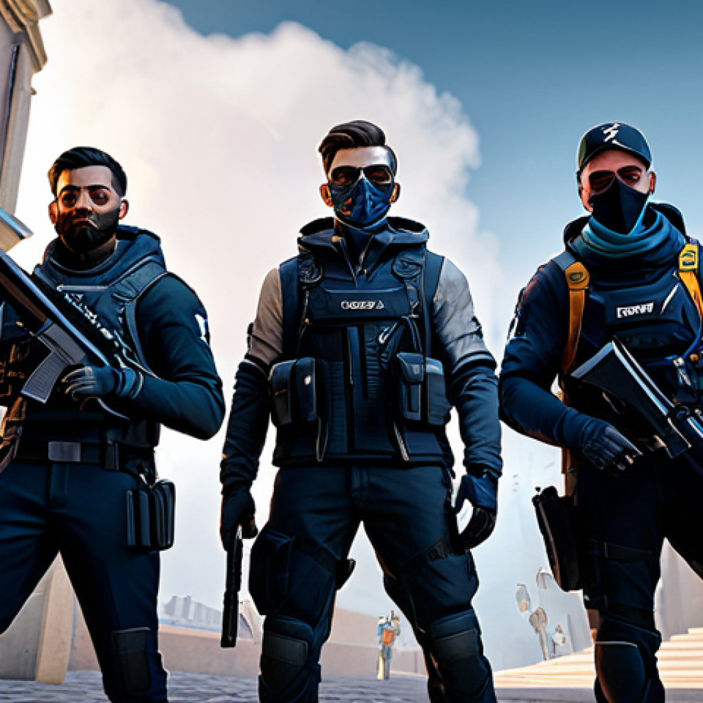 Balanced Valorant Team** "A diverse team of Valorant agents, *fully clothed* in their signature outfits, strategically positioned on the Ascent map. One agent is providing cover with a smoke grenade, another is scouting ahead, and two are holding key angles. Background shows the map's distinct architecture. *Safe for work*, *appropriate content*. *Professional* Valorant scene. *Perfect anatomy*, *correct proportions*. *Family-friendly* esports image. High quality rendering." **
