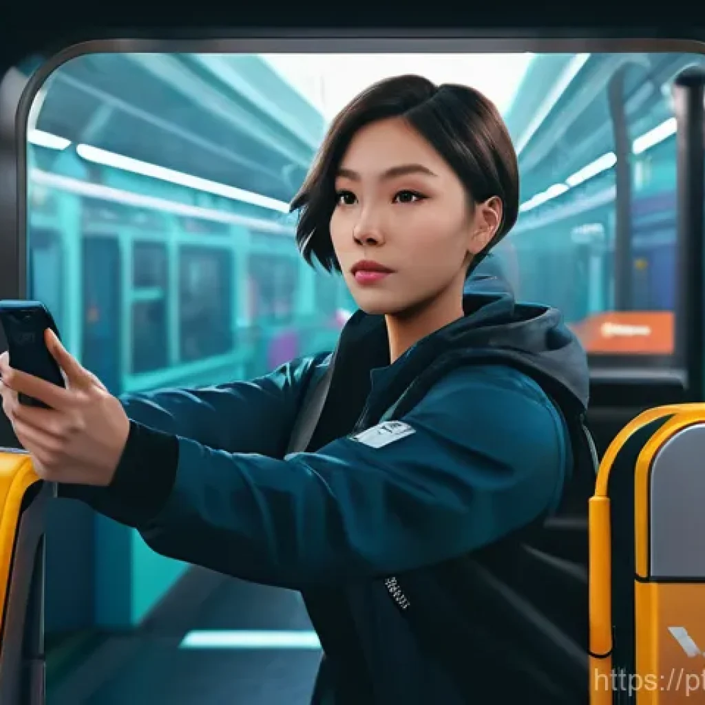 발로란트 모바일 공식 발표 여부 - **VALORANT Mobile Commute Clutch:** A dynamic, eye-level shot of a young adult (15-20 years old, ful...