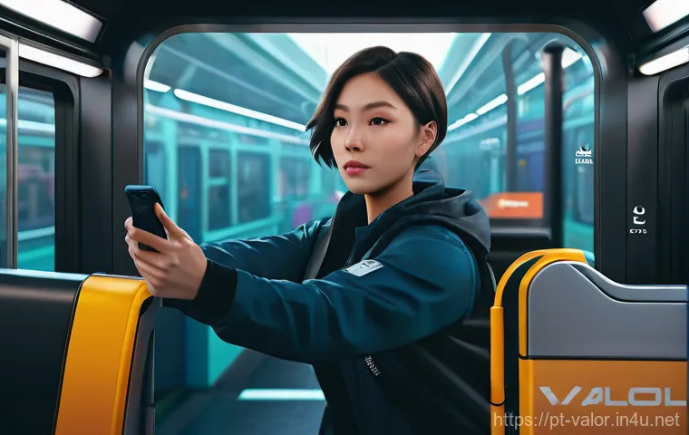 발로란트 모바일 공식 발표 여부 - **VALORANT Mobile Commute Clutch:** A dynamic, eye-level shot of a young adult (15-20 years old, ful...