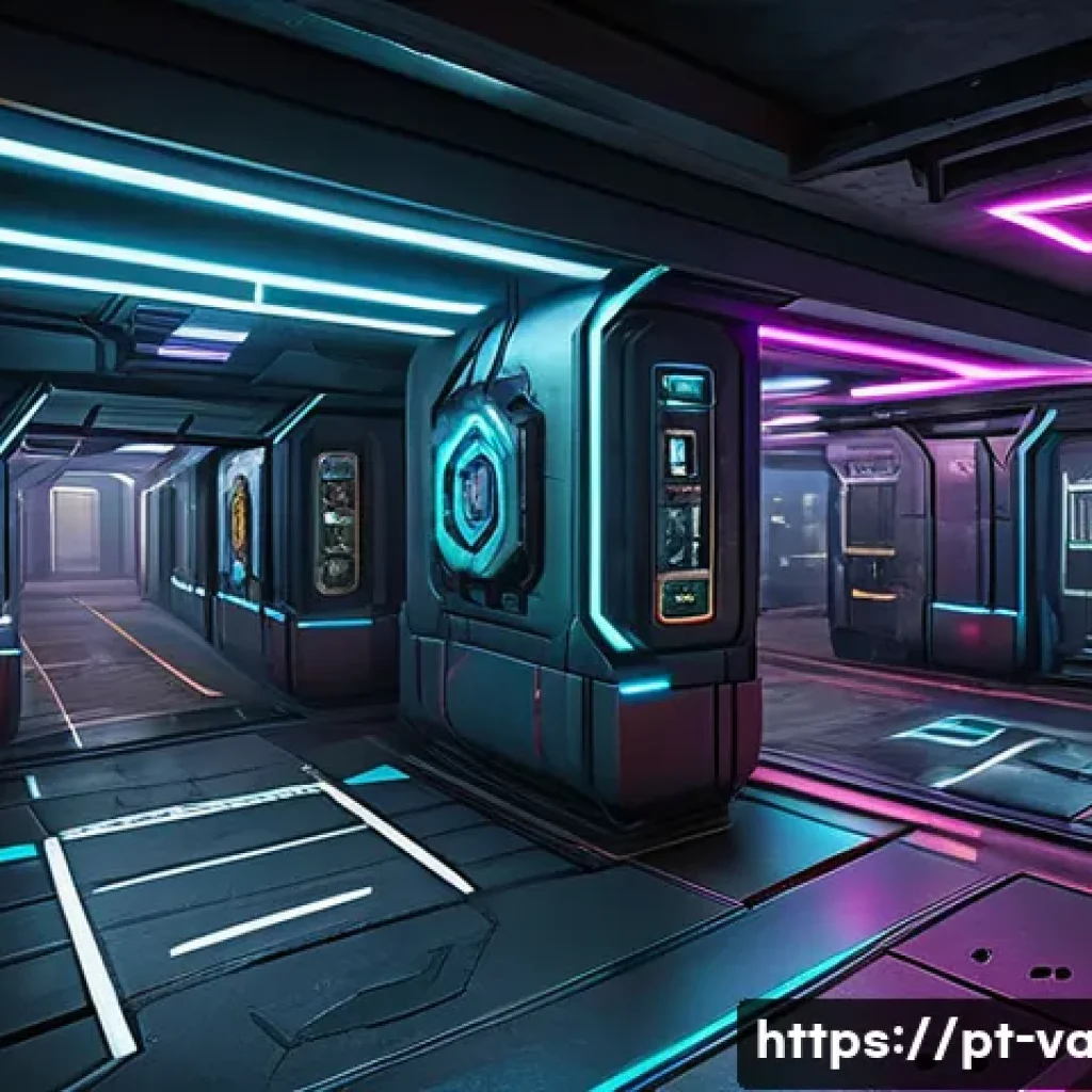 발로란트 신규 맵 출시 날짜 - A highly detailed, stylized futuristic urban map for a tactical shooter game, featuring dynamic corr...