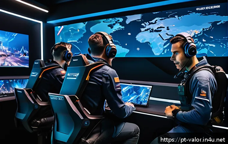 발로란트 시즌별 승률 변화 - A dynamic esports scene showing a team of diverse professional Valorant players in tactical gear, in...