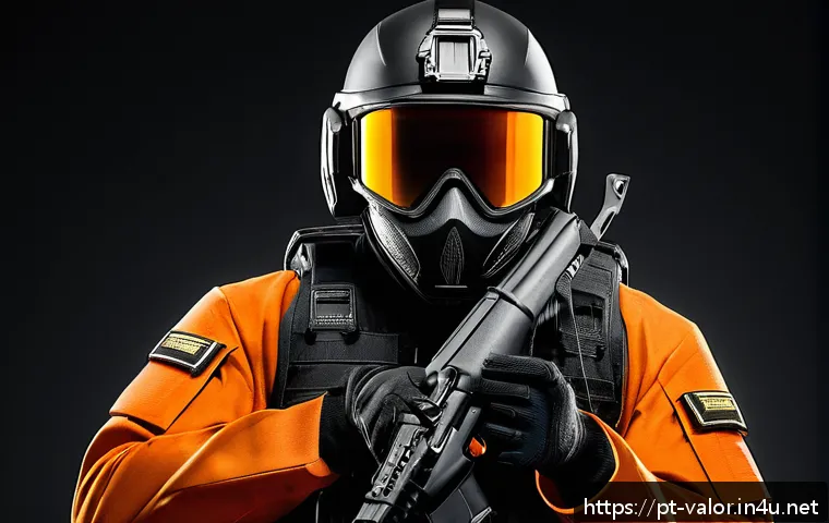 발로란트 콘텐츠 제작자의 비법 - A vibrant and dynamic thumbnail design featuring a Valorant agent in action, wearing tactical gear a...
