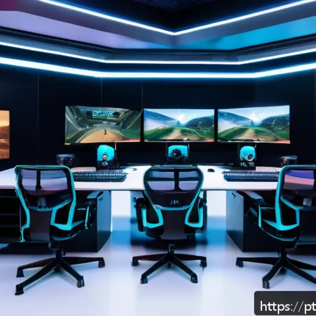 발로란트 팀 조합의 중요성 - A dynamic esports team scene focused on effective communication during a Valorant match: five divers...
