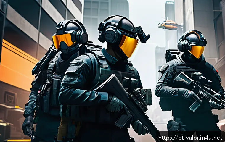 발로란트 유저가 선호하는 전략 - A detailed digital illustration of a competitive Valorant match scene focusing on strategic map cont...