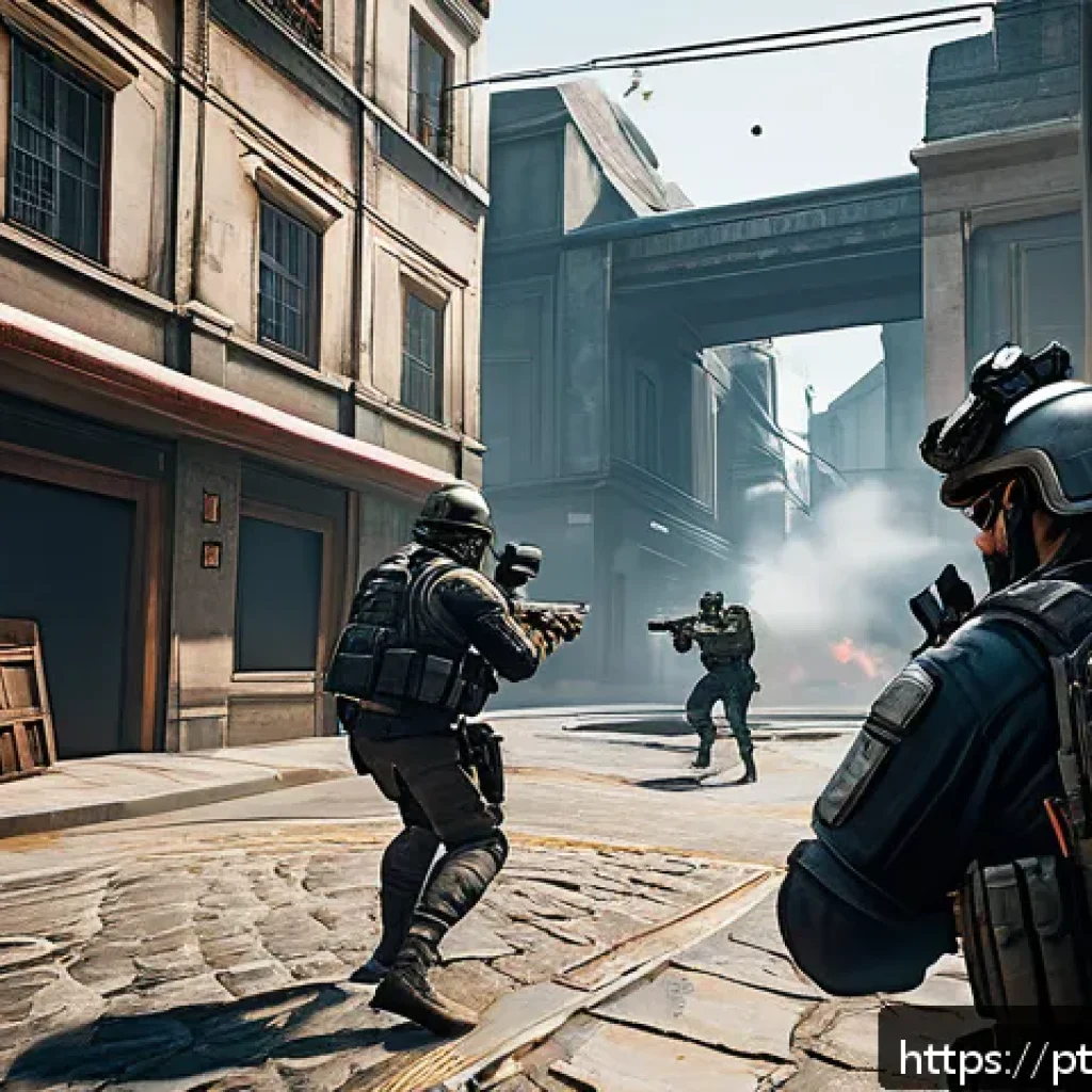 발로란트 개인 포인트 관리법 - A dynamic and intense Valorant gameplay scene showing a skilled agent using strategic positioning ne...