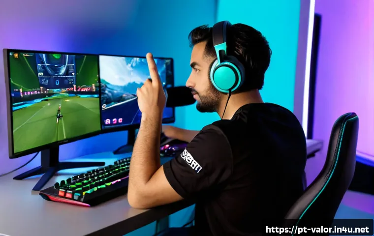 발로란트 추천 트위치 스트리머 - Photorealistic Brazilian gaming streamer in a modern home studio, focused at a dual-monitor desktop ...