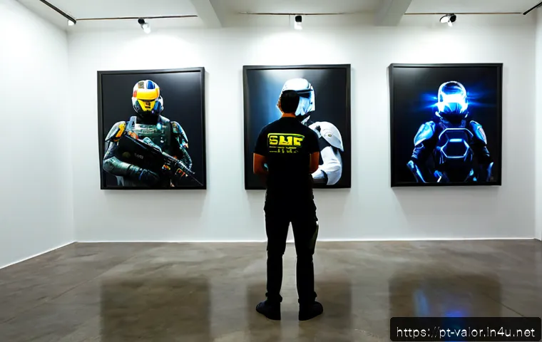 Home 17 발로란트 팬 아트 갤러리 - Photorealistic contemporary fan art gallery in São Paulo, Brazil, featuring large framed illustratio...