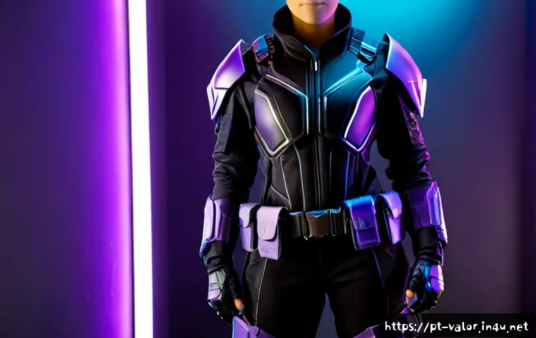 Home 30 발로란트 코스튬 아이디어 - Photorealistic Brazilian cosplay party, confident young adult wearing a futuristic tactical agent-in...